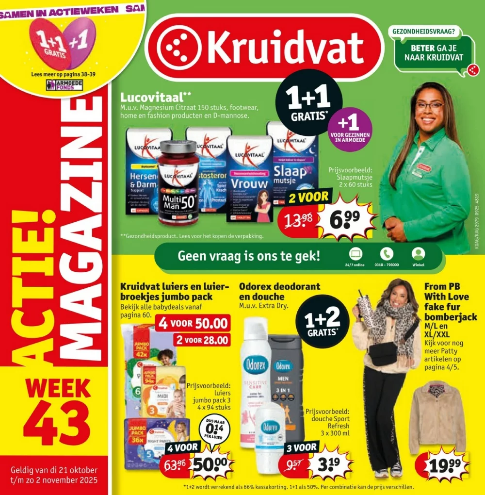 Kruidvat Folder 28-10-2025 | Bekijk Alle Aanbiedingen Nu 1 kruidvat folder week-43