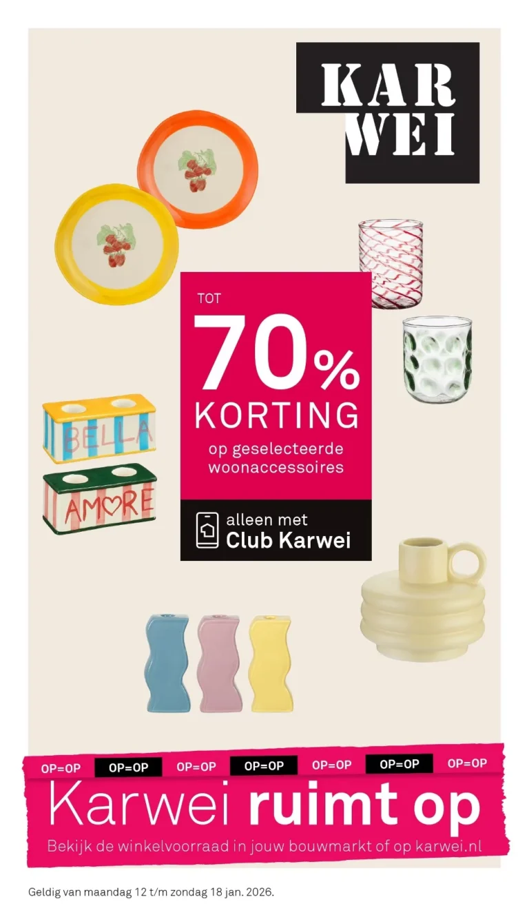 karwei folder week -3